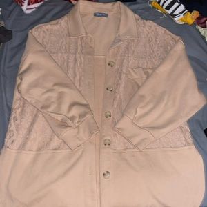 Blu B lace cream jacket